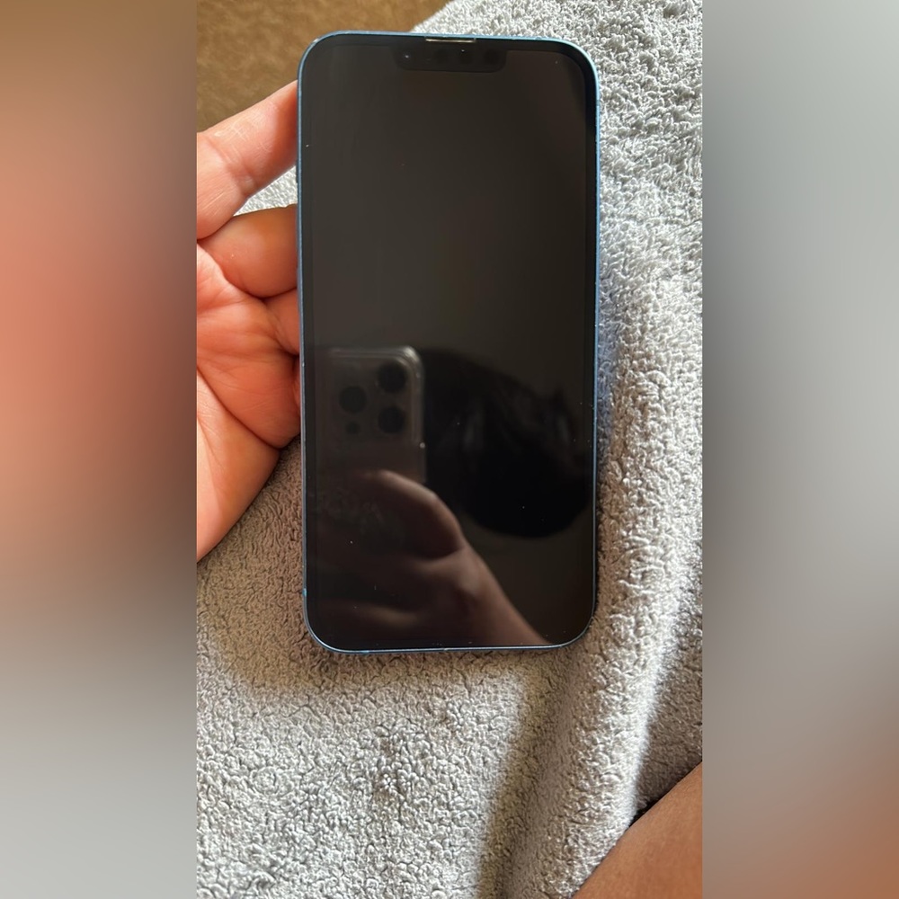 Blue IPhone